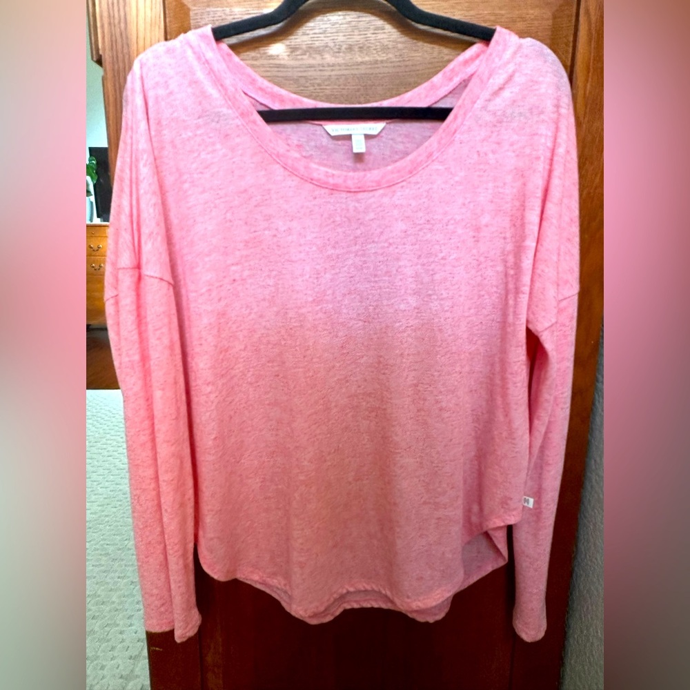 Victoria’s Secret Pink Raglan Pink Long Sleeve Top